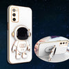 Astronaut Luxurious Gold Edge Back Case For Samsung Galaxy S20 FE