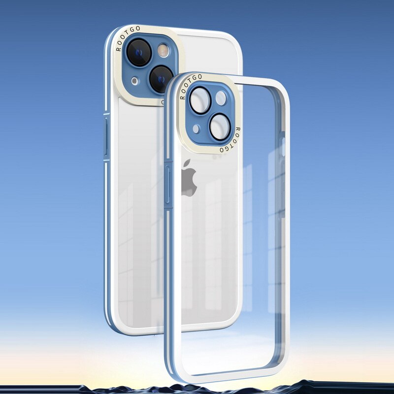 Root Transparent Polycarbonate Back Case Cover for iPhone