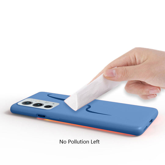Premium Liquid Silicone Back Case Cover For OnePlus 9RT
