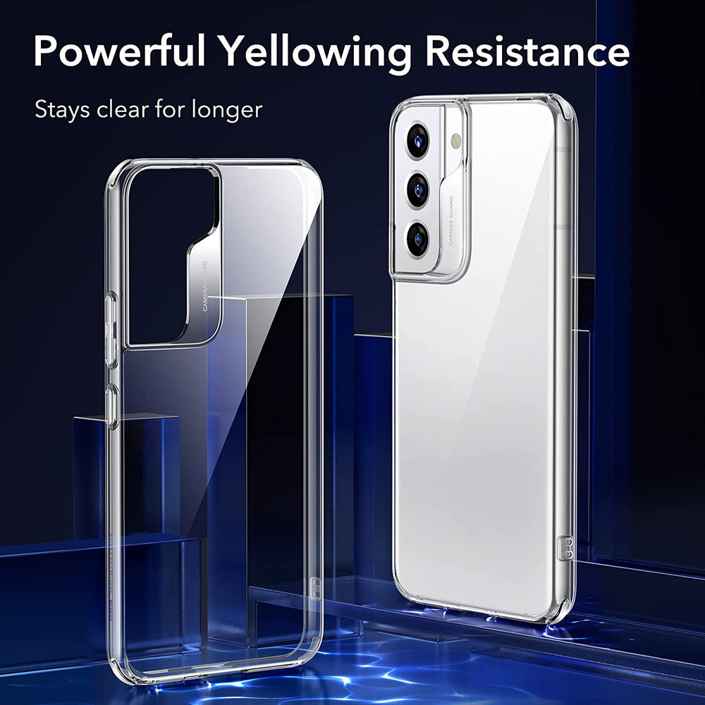 Crystal Clear Transparent Yellowing-Resistant Shockproof TPU Back Case For Samsung Galaxy S21 FE - Premium Cases