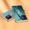 Gradient Electroplated Deer Glass Back Case For iPhone 12
