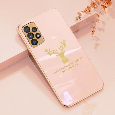 Luxury Electroplated Silicon Deer Back Case For Samsung Galaxy A52s 5G