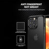 Luxury Carbon Fiber Transparent  Shockproof Armor Case for iPhone 13 Prp