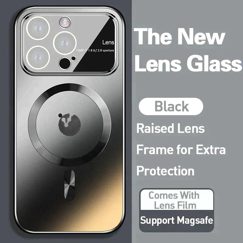Luxury AG Nano Matte Magnetic Finger Case For iPhone 15 Plus