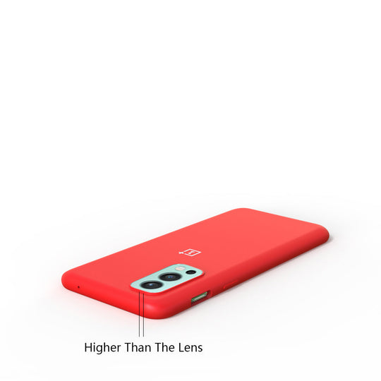 Premium Liquid Silicone Back Case Cover For OnePlus Nord 2