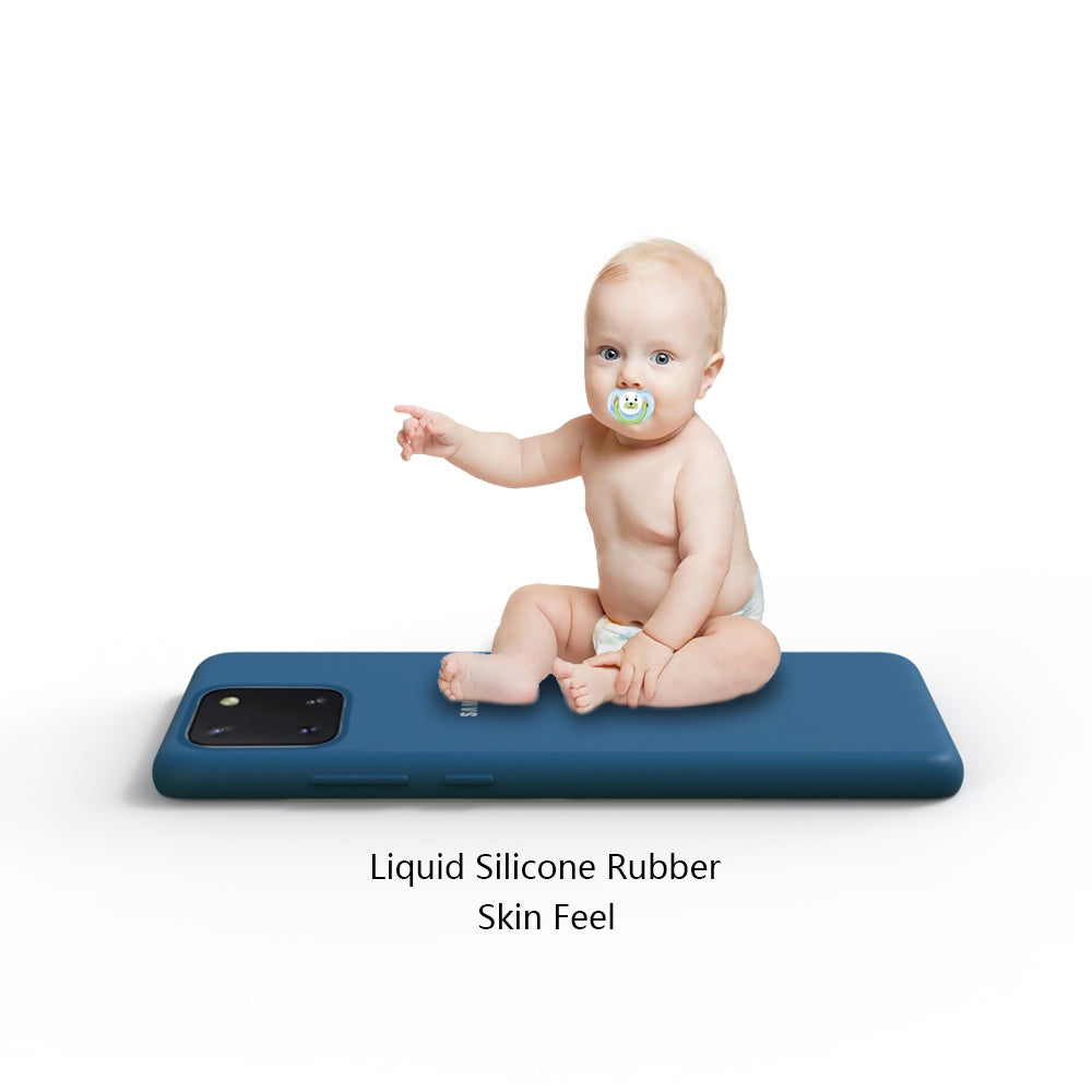 Premium Liquid Silicone Back Case Cover For Samsung Galaxy Note 10 Lite