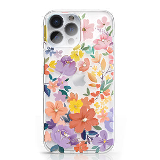 Kingxbar Brilliant Series Pc Flower Tpu Case For iPhone 13 - Premium Cases
