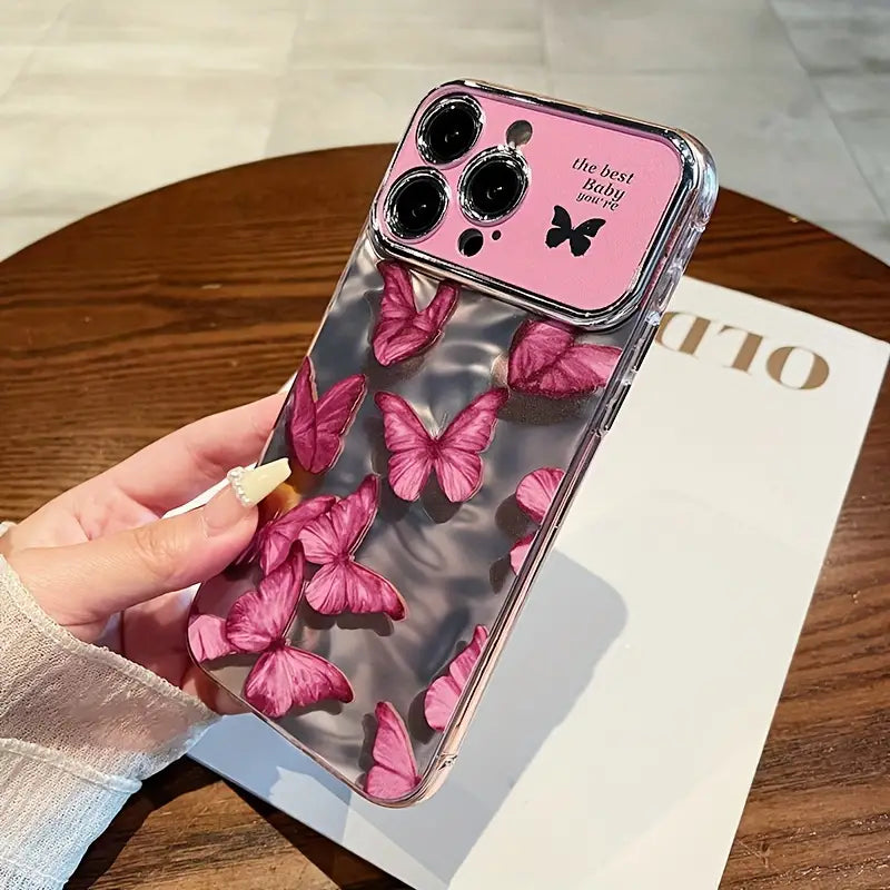 3D Effect Butterflies Back Case For Apple iPhone 15 Pro Max