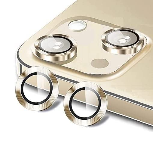 Ring Metal Camera Lens Protector Glass For iPhone 14 Plus
