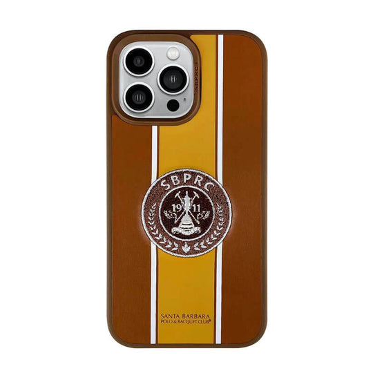 Santa Barbara Classic Gareth Series Genuine Leather Case For iPhone 15 Pro Max