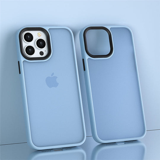 Forsted Transparent Matt Shockproof Heavy Duty Bumper TPU + PC Back Case Cover for iPhone 15