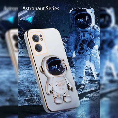 Astronaut Luxurious Gold Edge Back Case For OnePlus Nord CE 2
