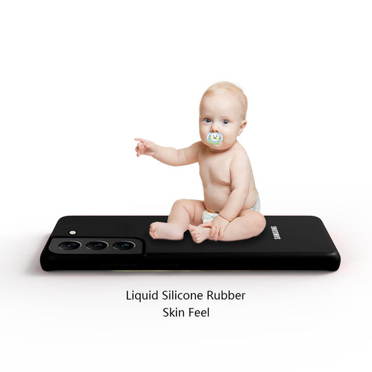 Premium Liquid Silicone Back Case Cover For Samsung Galaxy S21