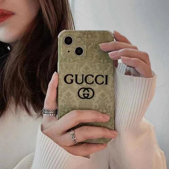 Premium Luxury Embroidery Back Case Cover For iPhone 13