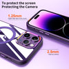 Magsafe Stand Transparent Gradient Back Case Cover for iPhone