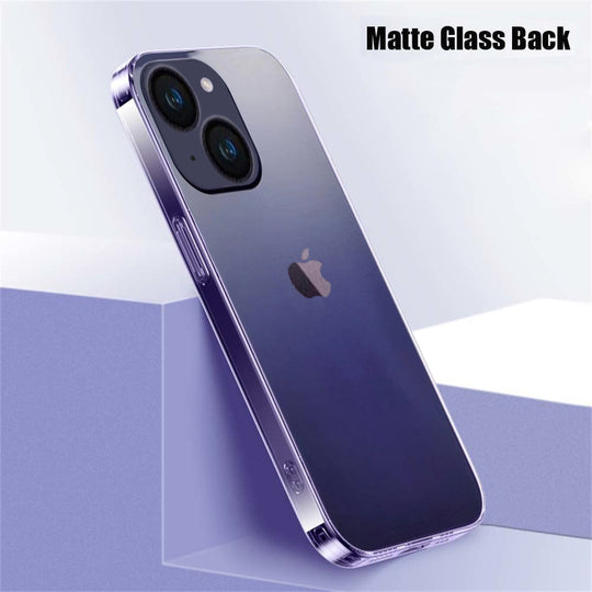 Orignal Glossy Premium Glass Back Case For iPhone 14