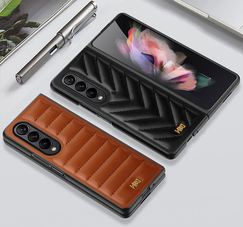 Luxury Leather Phone Case for Samsung Galaxy Z Fold 4