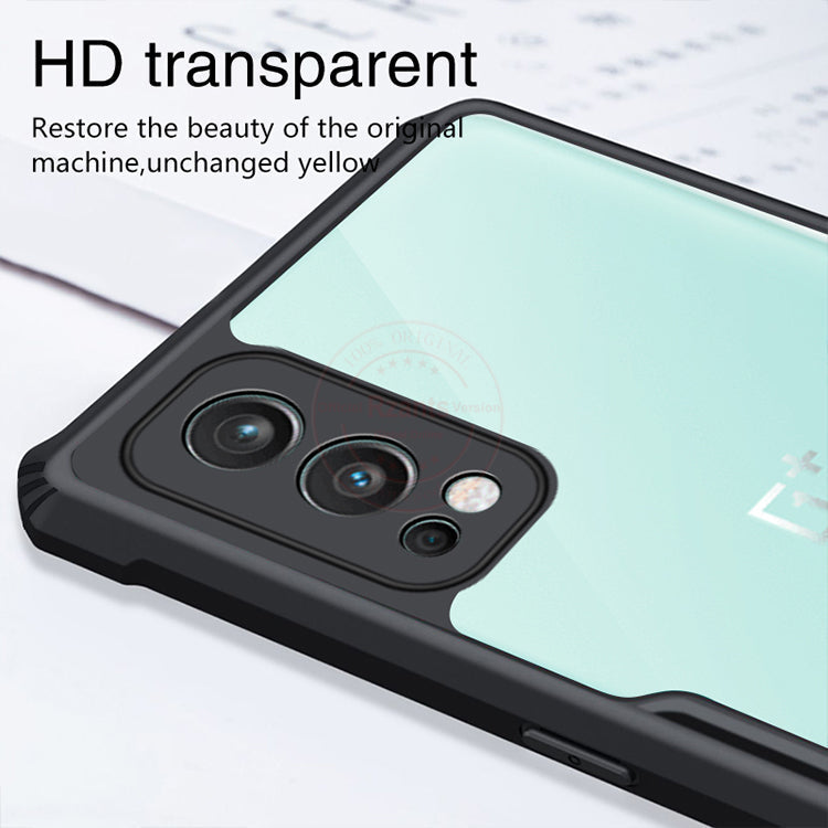 Anti-knock Heavy Duty Transparent Shockproof Bumper TPU + PC Back Case Cover for For OnePlus 9 - Premium Cases