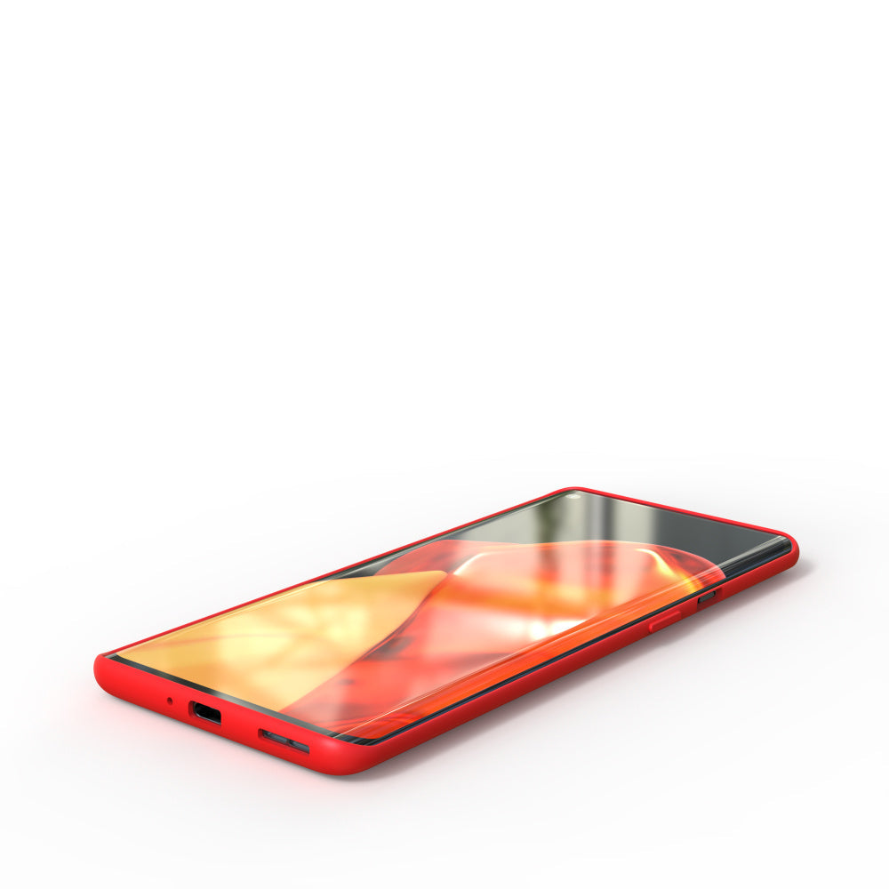 Premium Liquid Silicone Back Case Cover For OnePlus 8 Pro