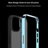 Luxury Transparent Electroplated Square Clear Back Bumper Case For iPhone 14 Pro