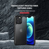 Luxury Carbon Fiber Transparent  Shockproof Armor Case for iPhone 13 Prp