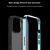 Luxury Transparent Electroplated Square Clear Back Bumper Case For iPhone 13 Pro Max