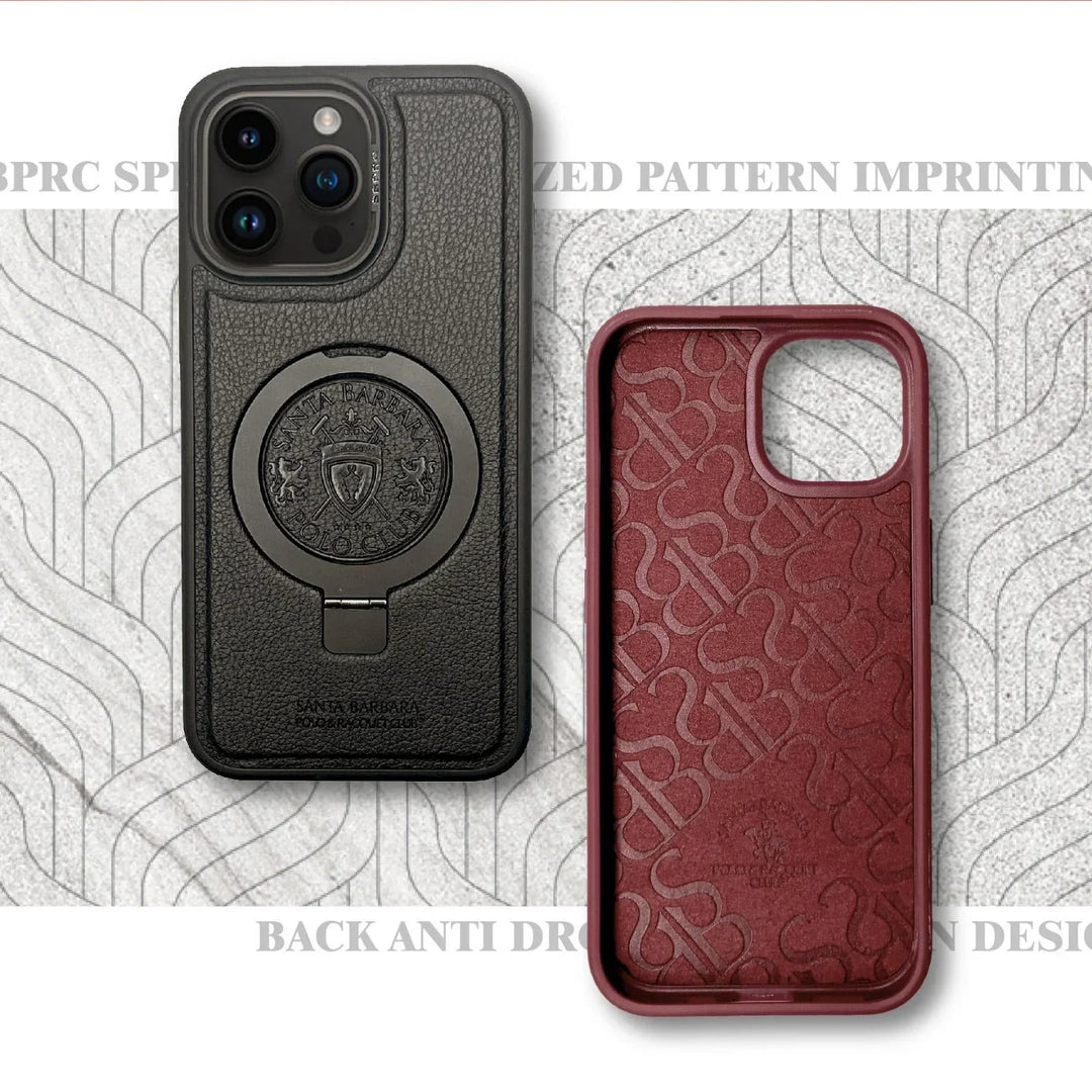 Santa Barbara Classic Primo Series Genuine Leather Case For iPhone 15 Pro