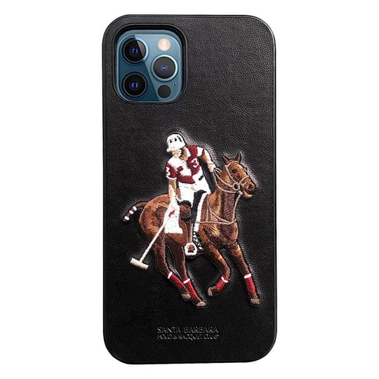 Santa Barbara Jockey Series Genuine Leather Case For iPhone 13 - planetcartonline