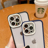 Premium Transparent Silicone Shockproof Camera Lens Protection Armor Bumper Back Case  for iPhone 13 Pro Max