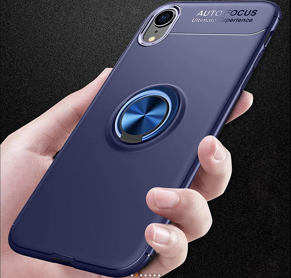 Little Q Auto Focus Ring Soft Case For iPhone XS Max