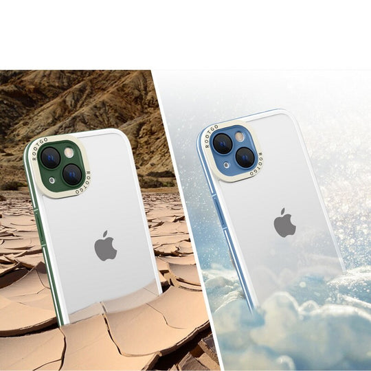 Root Transparent Polycarbonate Back Case Cover for iPhone