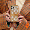 Premium Luxury Electroplated 3D Carved Plating Back Case Cover for iPhone 13 Pro