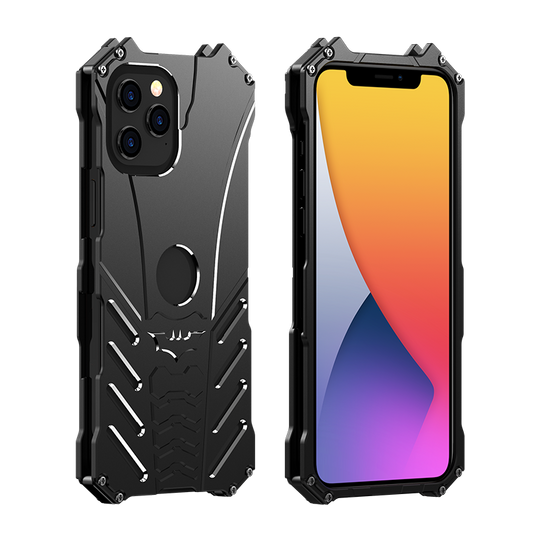 Batman Premium Luxury Metal Phone Case with Bat Stand for iPhone 12 Pro