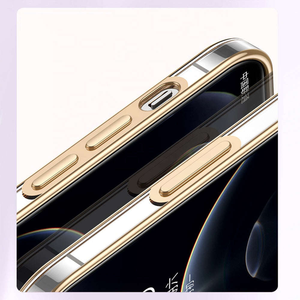 Premium Gradient Slim Soft Back Electroplated Glossy Bumper Case Cover for iPhone 13 Pro