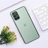 Premium Glossy Gold Edge Glass Back Case For Oneplus 8T