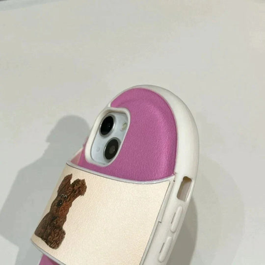 Cartoon Slipper Back Case For Apple iPhone 15 Pro
