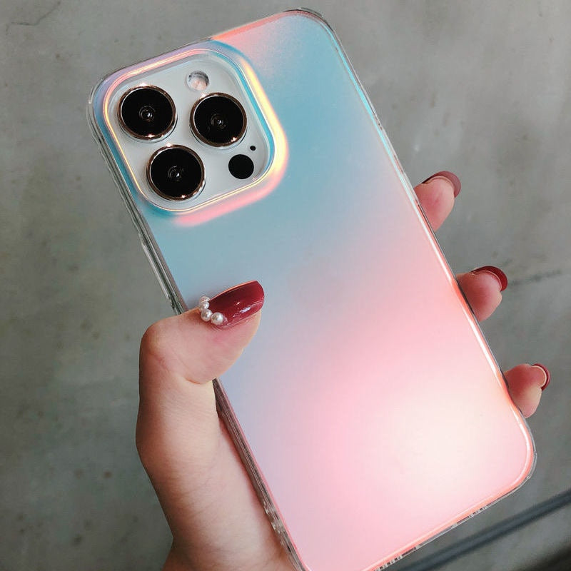 Gradient Rainbow Phone Case For iPhone 14 Pro Max
