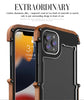 Ironwood Metal and Wooden Armor Bumper Case for iPhone 14 Pro