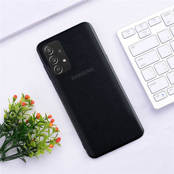 Cloth Pattern Inspiration Soft Sleek Silicon Case For Samsung Galaxy A52