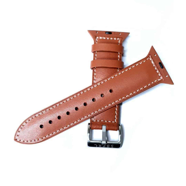 iWatch Relica-1 Series Genuine Santa Barbara Leather Strap - Brown