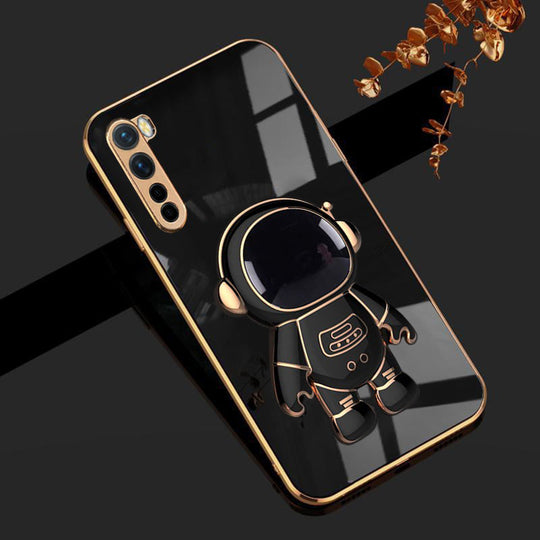 Astronaut Luxurious Gold Edge Back Case For Oneplus Nord