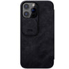 Nillkin Qin Black Leather Flip Case For iPhone 13 Pro Max