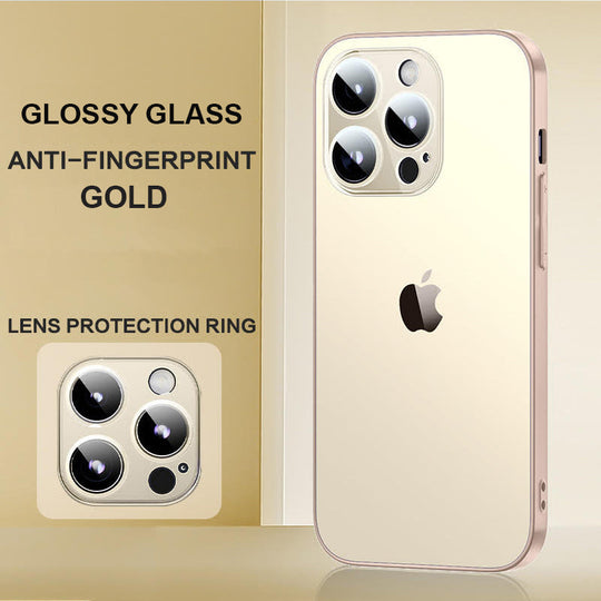 Glossy Ultra Thin Electroplated Camera Lens Protection For iPhone 15 Pro Max