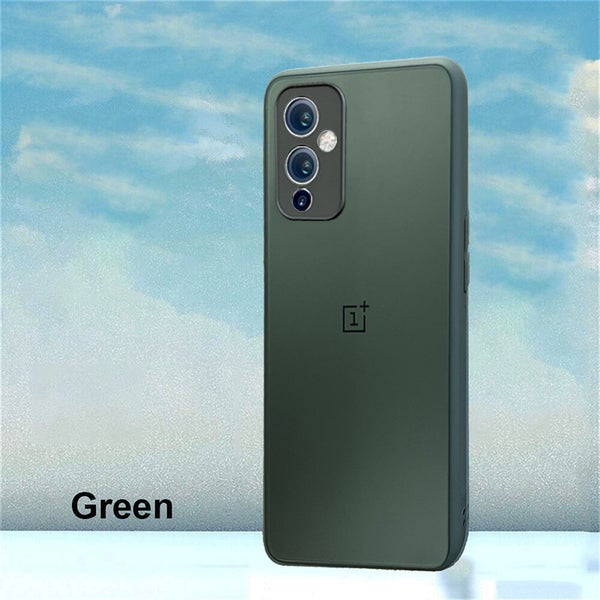 Special Edition Matte Finish Silicone Glass Back Case For Oneplus - Premium Cases