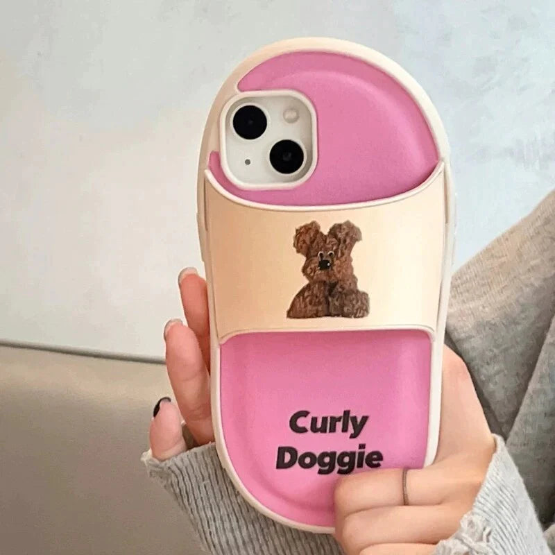 Cartoon Slipper Back Case For Apple iPhone 15 Pro Max