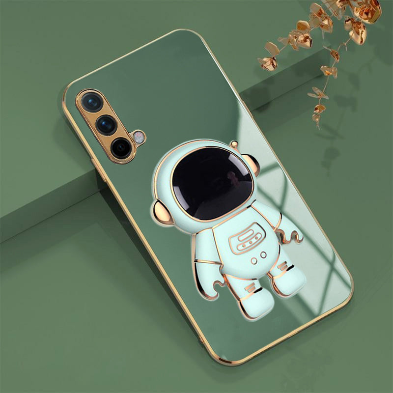 Astronaut Luxurious Gold Edge Back Case For Oneplus Nord CE