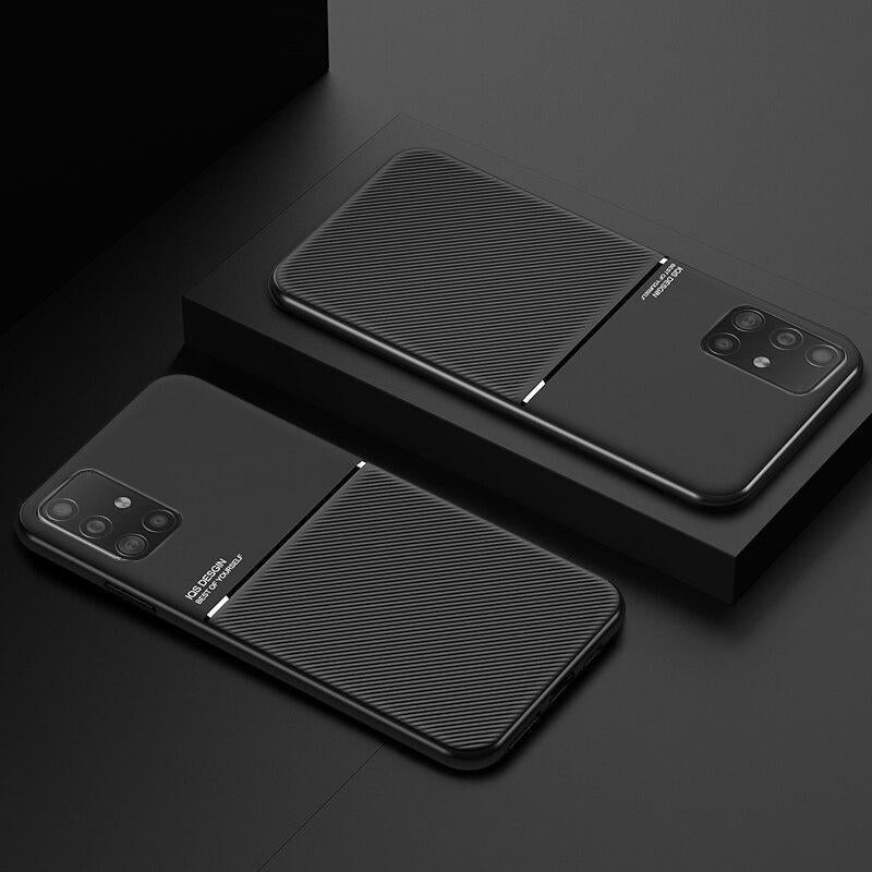 Soft Carbon Fiber Duo Pattern Soft TPU Case For Samsung A51