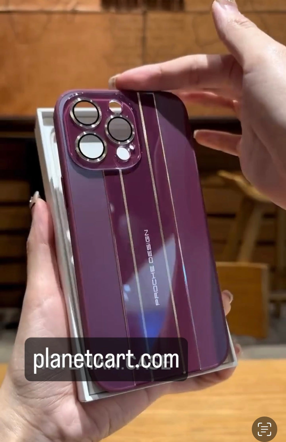 Porsche Glass Case For iPhone 15 Pro Max