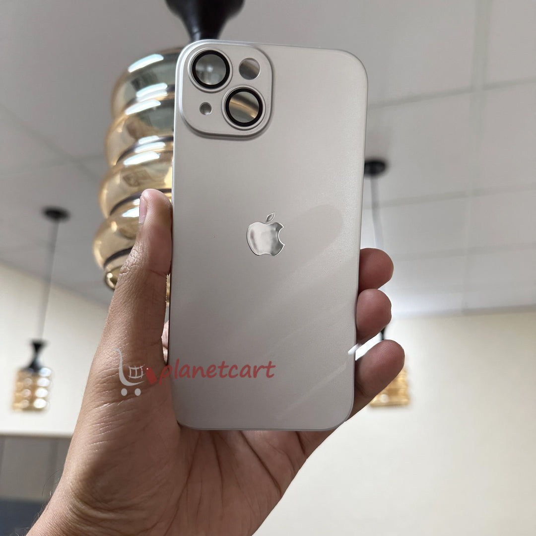 Luxurious Matte Thin Back Case With Shinning Logo For iPhone 14 Series