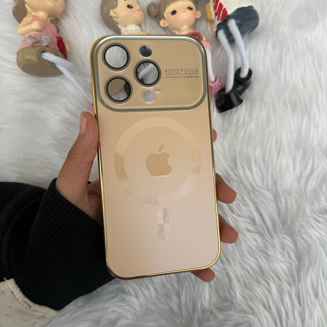 New Magsafe Lens Glass Case For iPhone 15